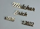 Grabschrift aus Hochglanz Polierten 4 mm dickenEdelstahl, Oberflche galvanisch mit 999er Echgold Hartvergoldet