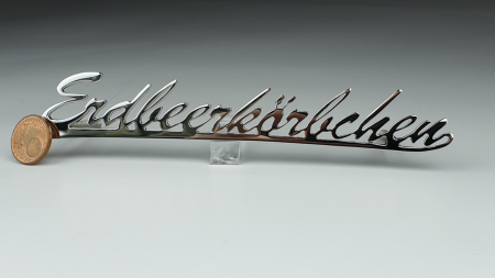 Schriftzug Erdbeerkrbchen